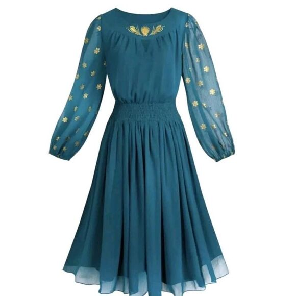 Disney Parks Dress Shop Aladdin Princess Jasmine Maxi Costume Dress Womens 2X Disney Parks Dress Shop Aladdin Princess Jasmine Maxi Costume Dress Womens 2X